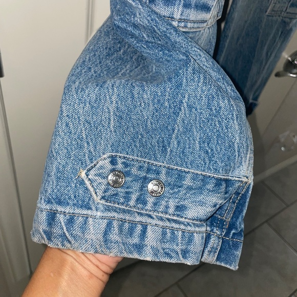 FREE PEOPLE WE THE FREE Marx Slouchy Cargo Denim Baggy Utility Jean Size 26 - Picture 4 of 14